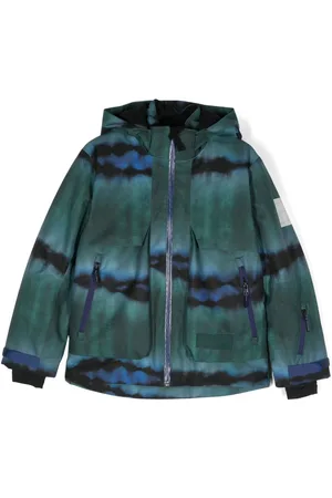 Molo Alpine tie-dye hooded jacket