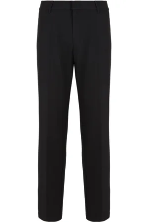 Emporio Armani Compact fabric chinos