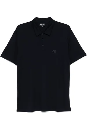 Giorgio Armani Wool short-sleeve polo shirt