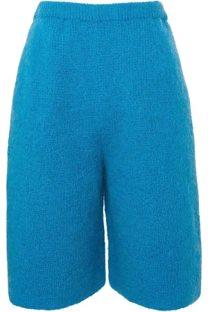 J.W.Anderson Logo-appliqué knit bermuda shorts