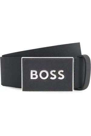 HUGO BOSS Logo-lettering leather belt