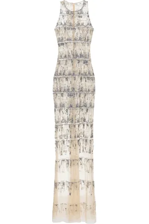 Elisabetta Franchi Pixel-pattern dress