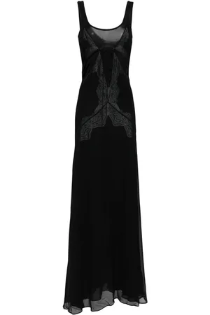 CHRISTOPHER ESBER Encased lace cami gown