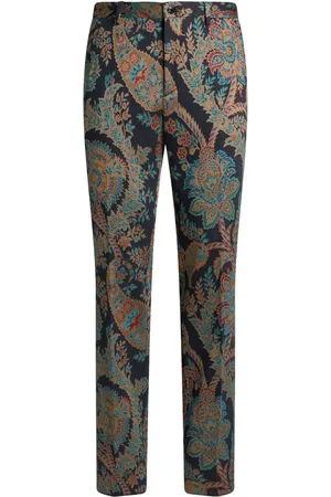 Etro Paisley jacquard tailored trousers