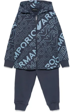 Emporio Armani Logo-print tracksuit