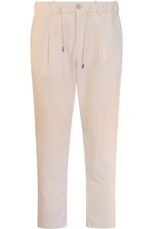 HERNO Straight-leg cotton trousers