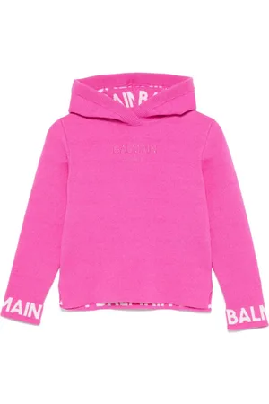 Balmain Logo-jacquard hoodie