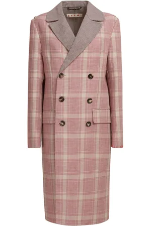 Marni Checked double-breasted coat