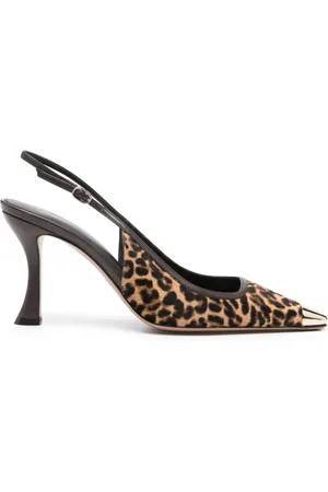 ALEXANDRE BIRMAN Olivia 85mm leopard-print pumps
