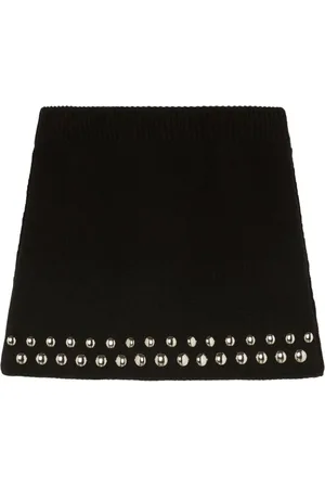 Alanui Love and Studs mini skirt