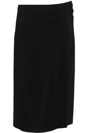 Alberta Ferretti Draped midi skirt