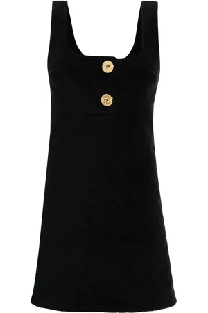 Patou Quilted cotton mini dress