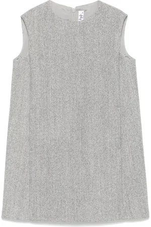 Il gufo Mélange-effect dress