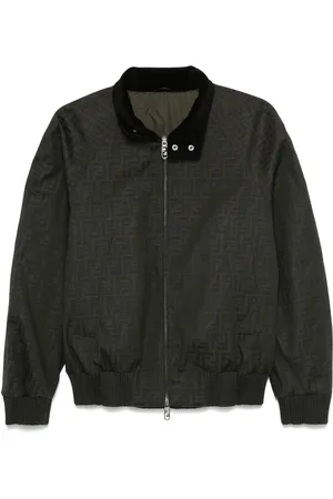 Fendi FF-jacquard bomber jacket