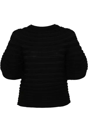PLEATS PLEASE ISSEY MIYAKE Mushroom Knit blouse