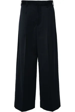 Simone Rocha Pleated wide-leg trousers