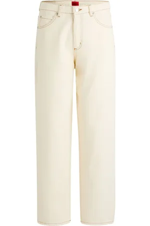 HUGO BOSS Low-rise straight-leg jeans