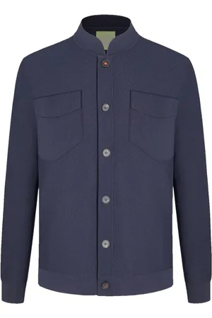 SHANGHAI TANG Button-down shirt jacket