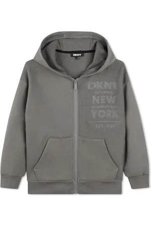 DKNY Logo-embroidered hoodie