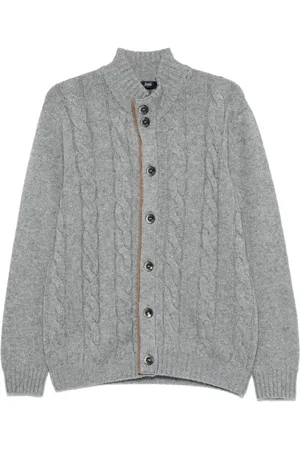 HERNO Cable-knit cardigan