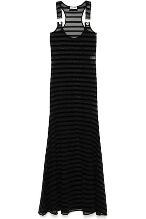 Jean Paul Gaultier Flocked maxi dress