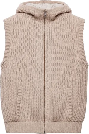Prada Cashmere hoodie vest