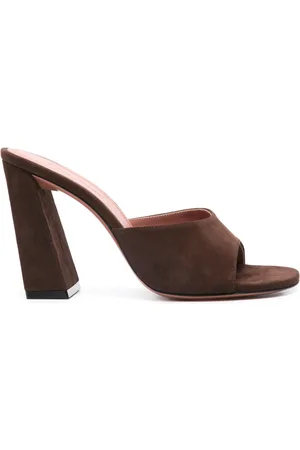 Amina Muaddi 95mm Brigitte mules