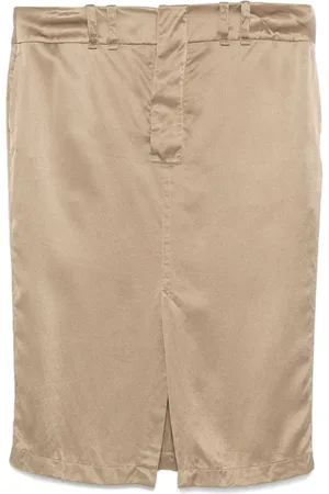 Saint Laurent Silk pencil skirt