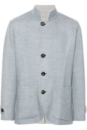 ELEVENTY Herringbone blazer
