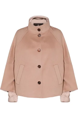 MOORER Layered funnel-neck jacket