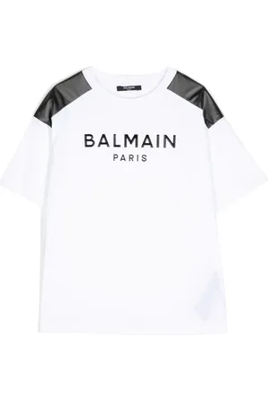 Balmain Logo-patch T-shirt
