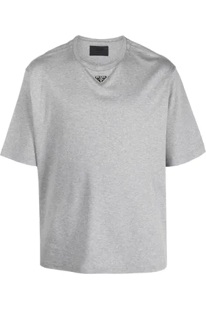 Prada Triangle-logo cotton T-shirt