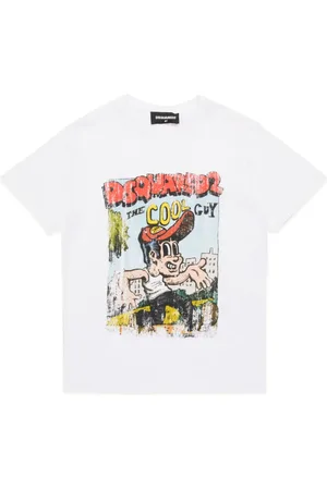 Dsquared2 Graphic-print cotton T-shirt