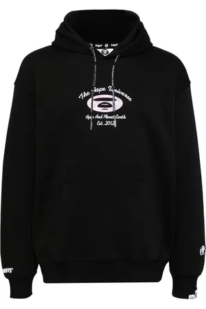 A Bathing Ape Logo print hoodie