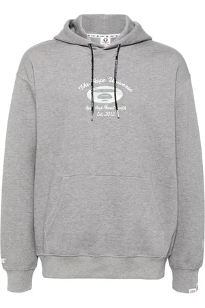 A Bathing Ape Logo-print drawstring-fastening hoodie