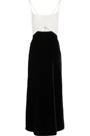 Giambattista Valli Two-tone velvet dress