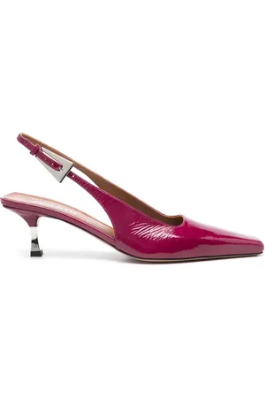 PARIS TEXAS 60mm patent slingback pumps