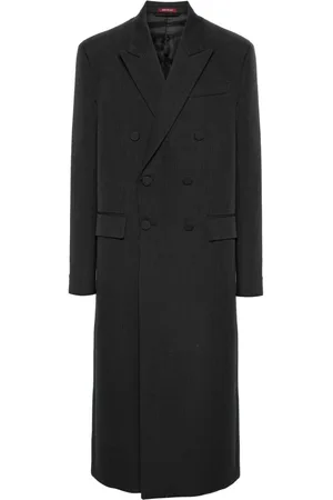 Gucci Ancora embroidered wool coat