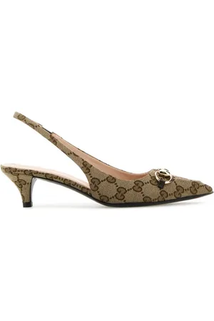Gucci 45mm GG Supreme pumps