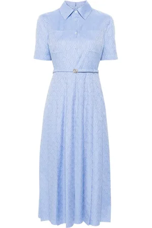 Gucci GG Supreme-print midi dress