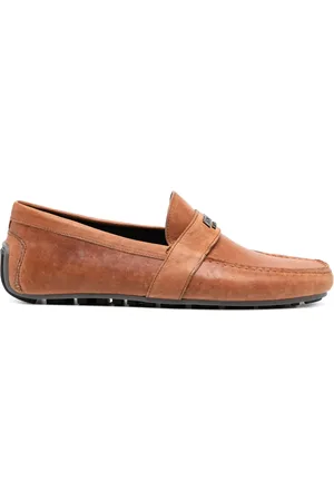 Moschino Logo-plaque detail loafers