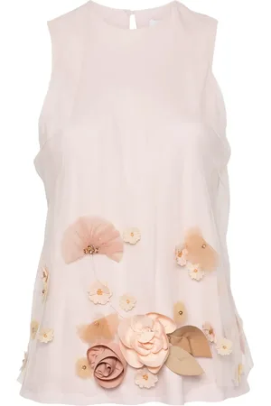 Viktor & Rolf Floral-appliqué blouse