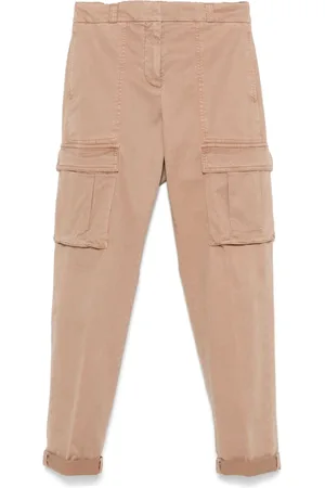 PESERICO SIGN Gabardine cargo pants