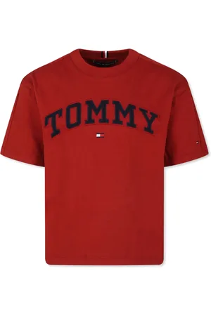 Tommy Hilfiger Varsity logo-embroidery T-shirt