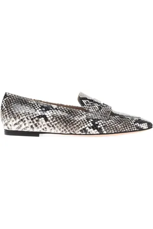 Gianvito Rossi Snakeskin effect loafers