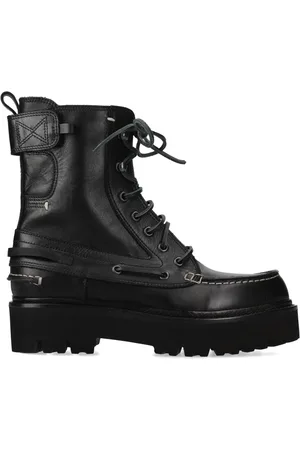 Premiata Leather lace-up boots