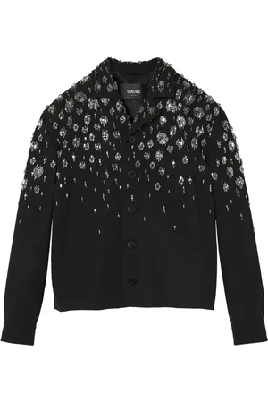 VERSACE Crystal-embellished jacket
