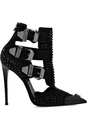 Philipp Plein 120mm Skull pumps