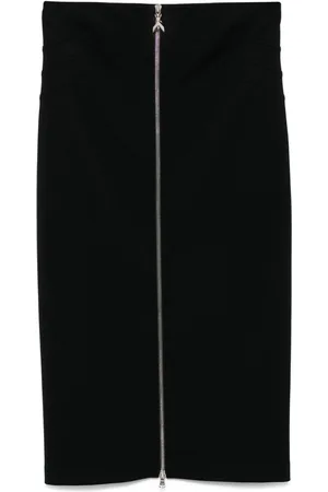 Patrizia Pepe Dart-detail midi skirt