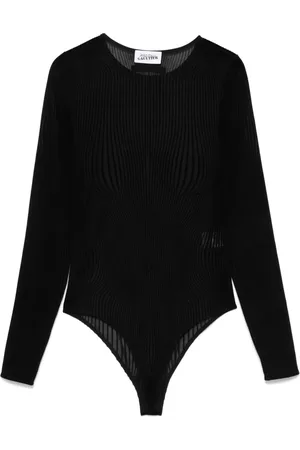 Jean Paul Gaultier The Morphing pinstripe bodysuit